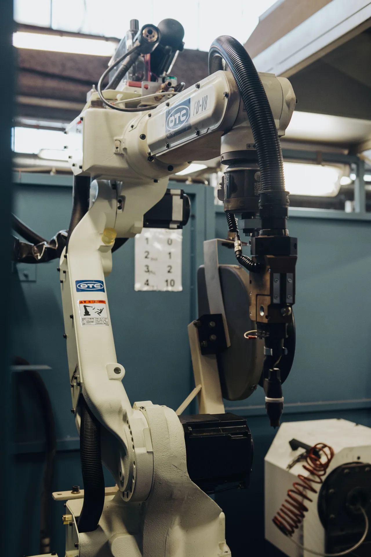 Robot di saldatura interconnesso 4.0